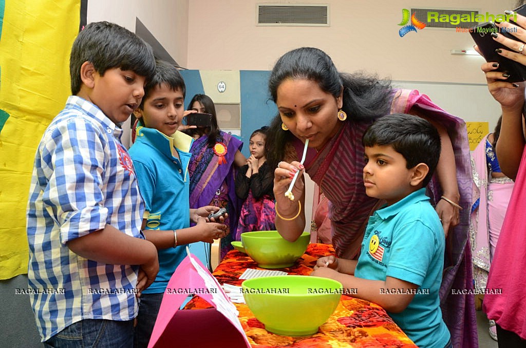 Pawan Kalyan and Trivikram at Oakridge International School