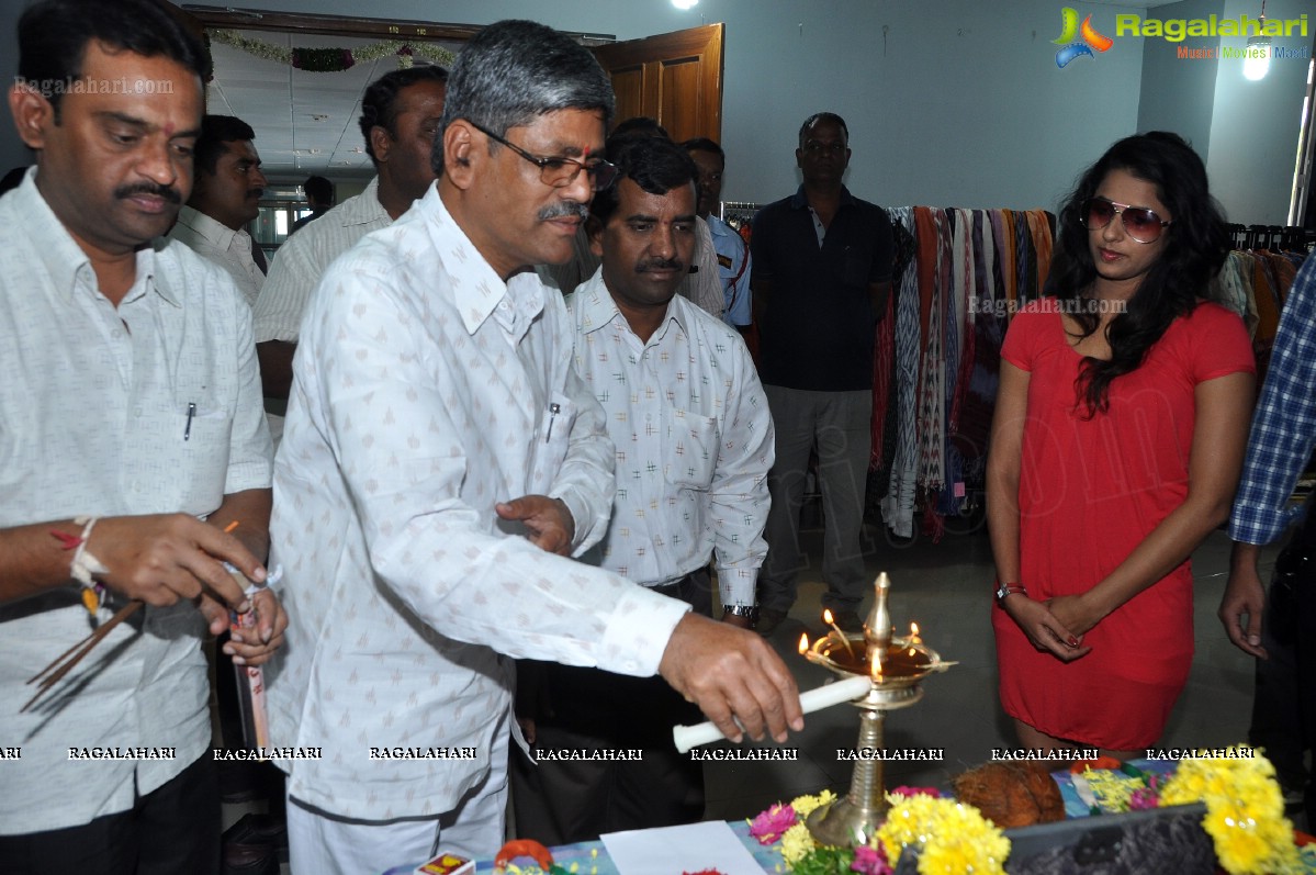 Shravya Reddy inaugurates Pochampally IKAT Mela 2012, Hyderabad