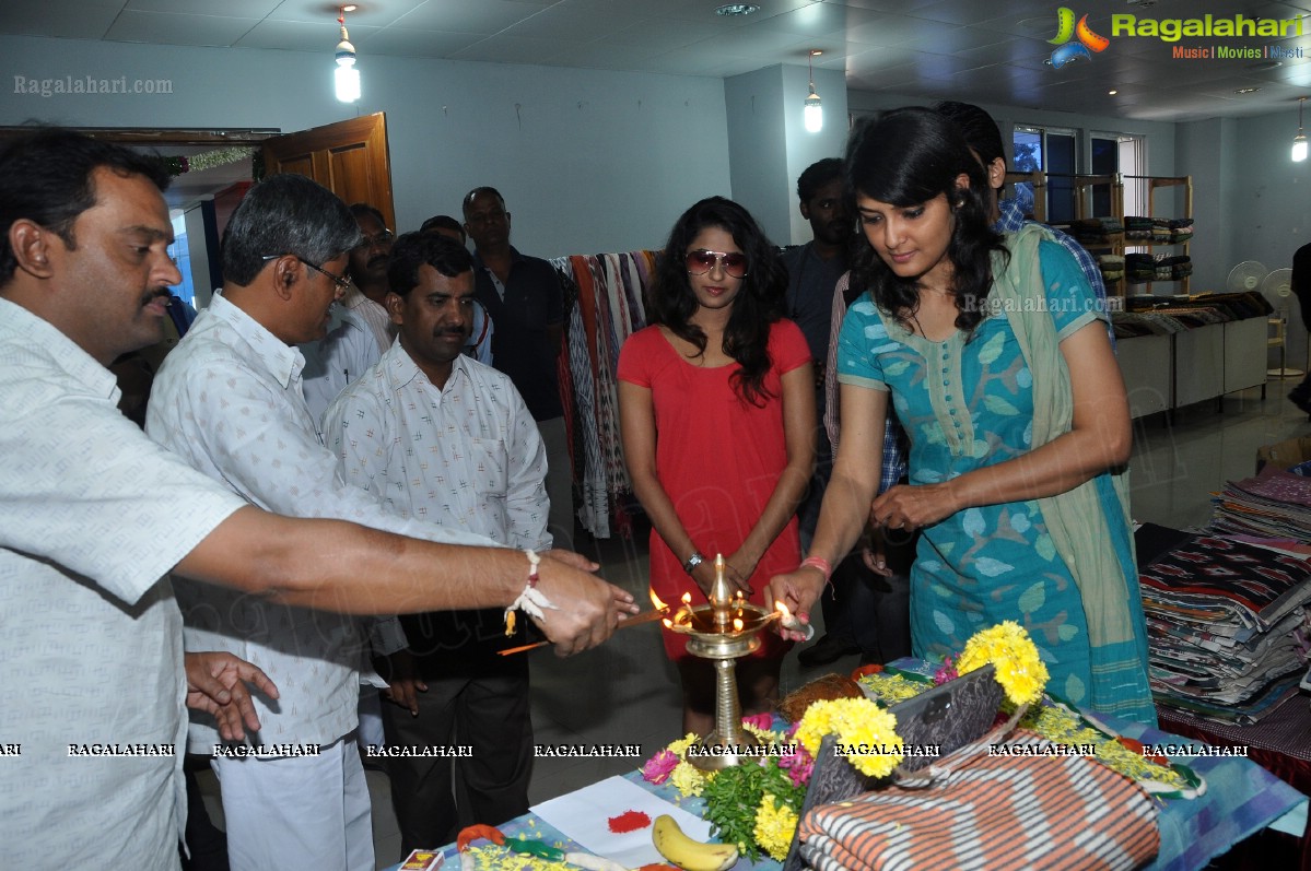 Shravya Reddy inaugurates Pochampally IKAT Mela 2012, Hyderabad