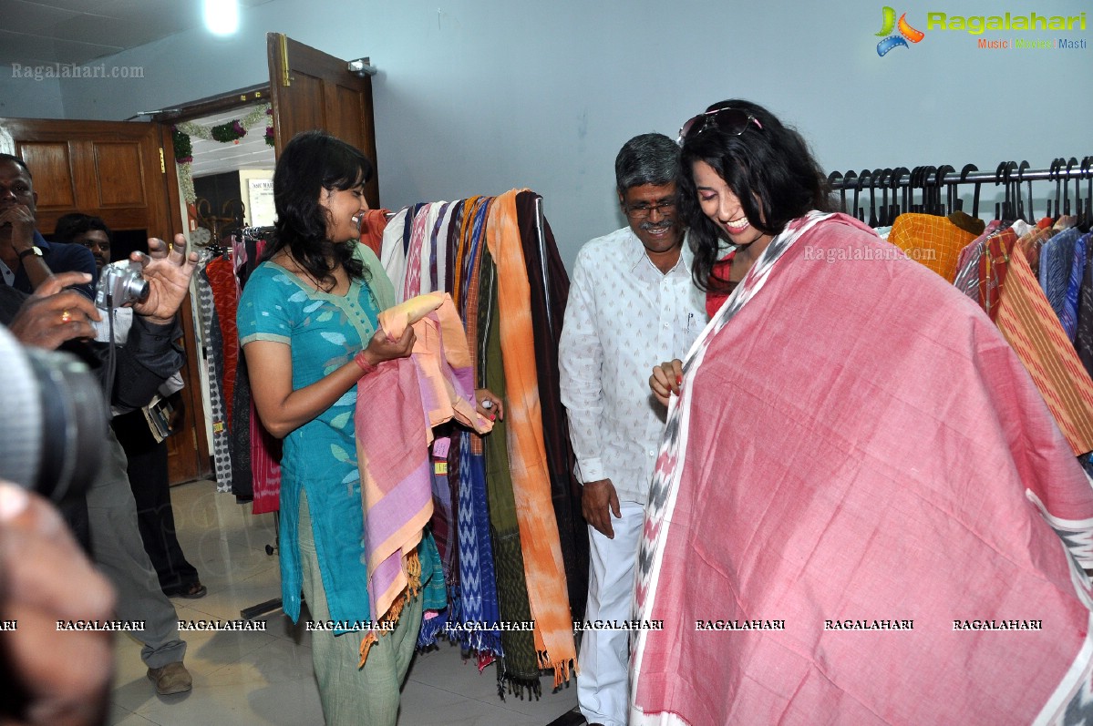 Shravya Reddy inaugurates Pochampally IKAT Mela 2012, Hyderabad