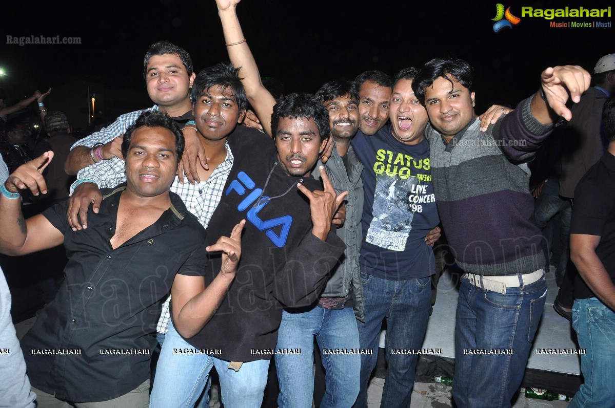 2013 New Year Celebrations at HITEX Grounds, Hyderabad