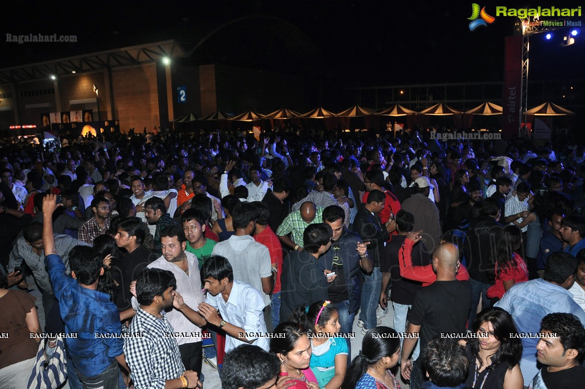 2013 New Year Celebrations at HITEX Grounds, Hyderabad