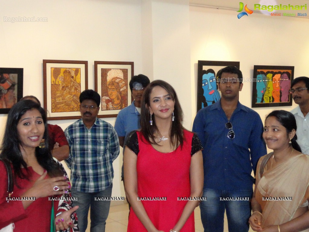 Lakshmi Manchu inaugurates Group Art Show of 21 Artists at State Art Gallery
