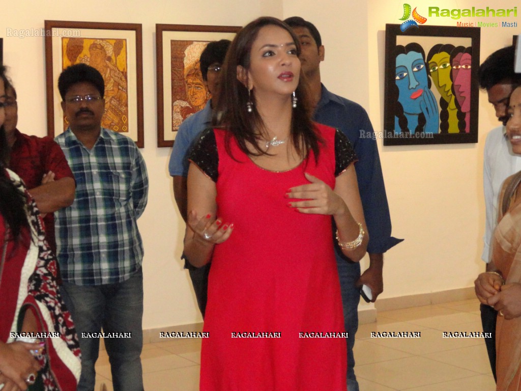 Lakshmi Manchu inaugurates Group Art Show of 21 Artists at State Art Gallery