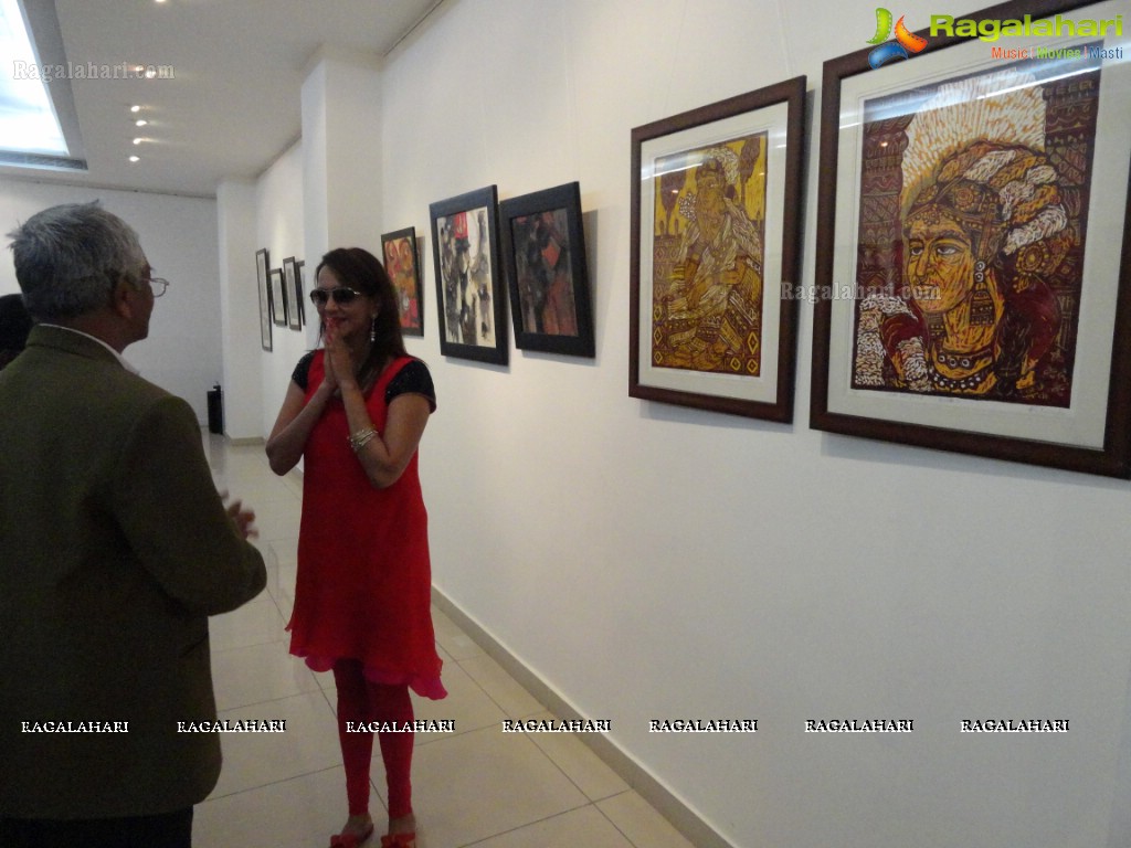 Lakshmi Manchu inaugurates Group Art Show of 21 Artists at State Art Gallery