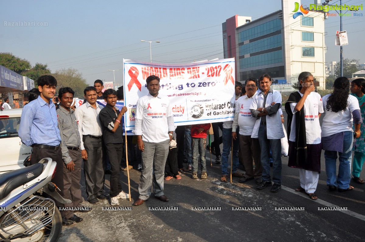 Aids Awareness Run by Desire Society, Hyderabad