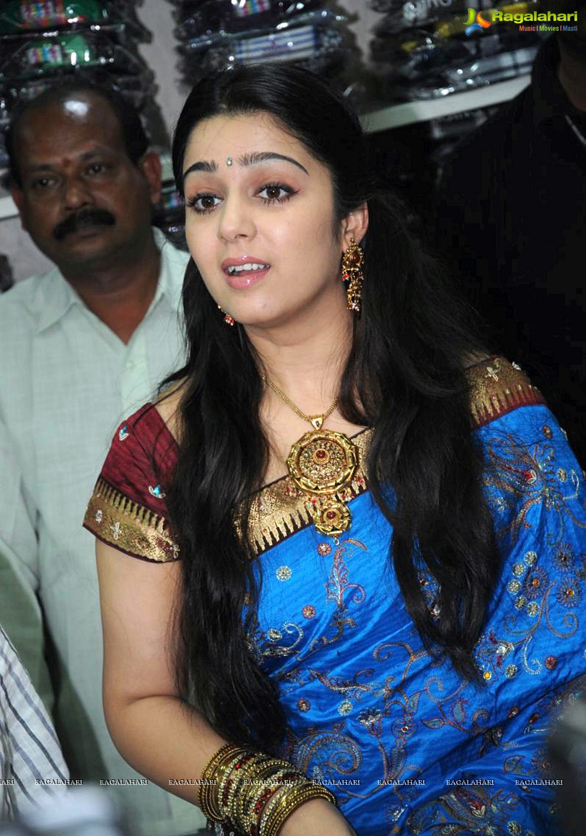 Charmi inaugurates SVR Brothers Showroom, Vijayawada