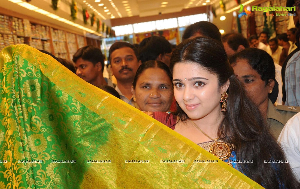 Charmi inaugurates SVR Brothers Showroom, Vijayawada