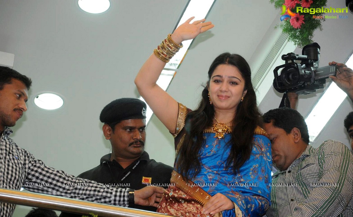 Charmi inaugurates SVR Brothers Showroom, Vijayawada