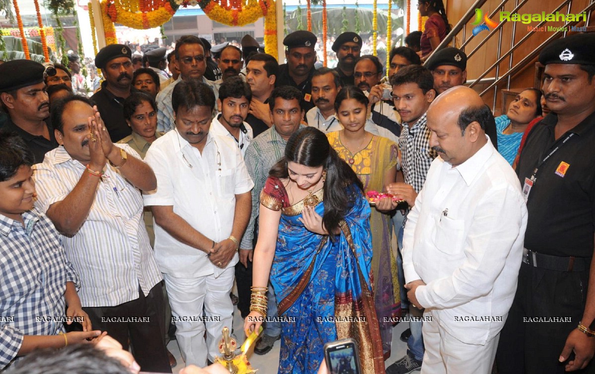 Charmi inaugurates SVR Brothers Showroom, Vijayawada