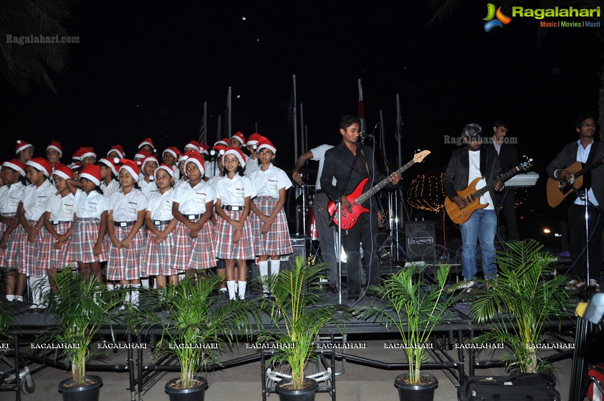 Christmas Decorations 2012 at Hotel Novotel, Hyderabad 