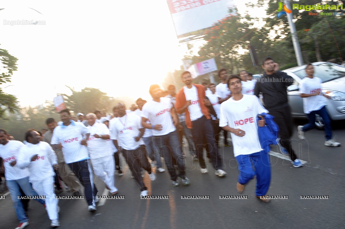 Hope 5K Aids Awareness Run by Cheyutha Foundation, Hyderabad