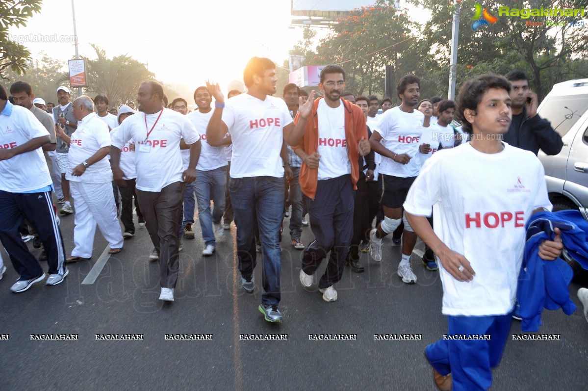 Hope 5K Aids Awareness Run by Cheyutha Foundation, Hyderabad