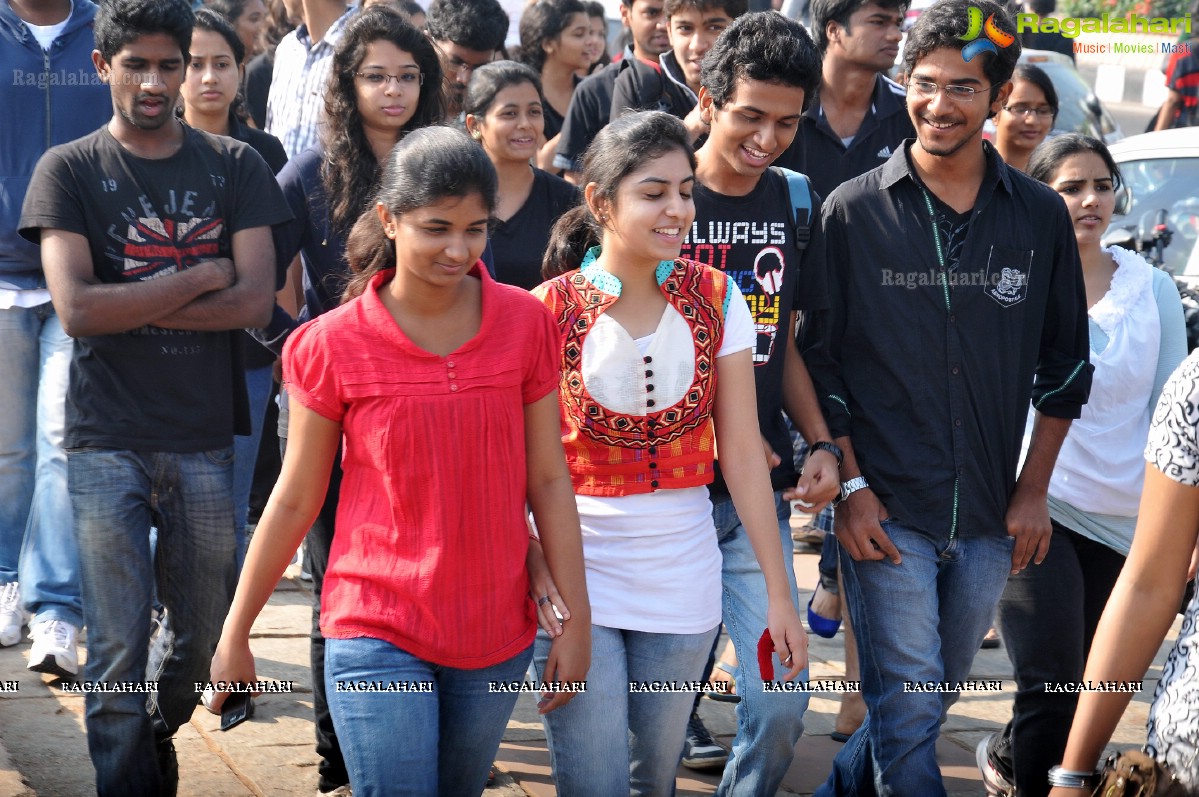 Delhi Gang-Rape: Protest Rally in Hyderabad