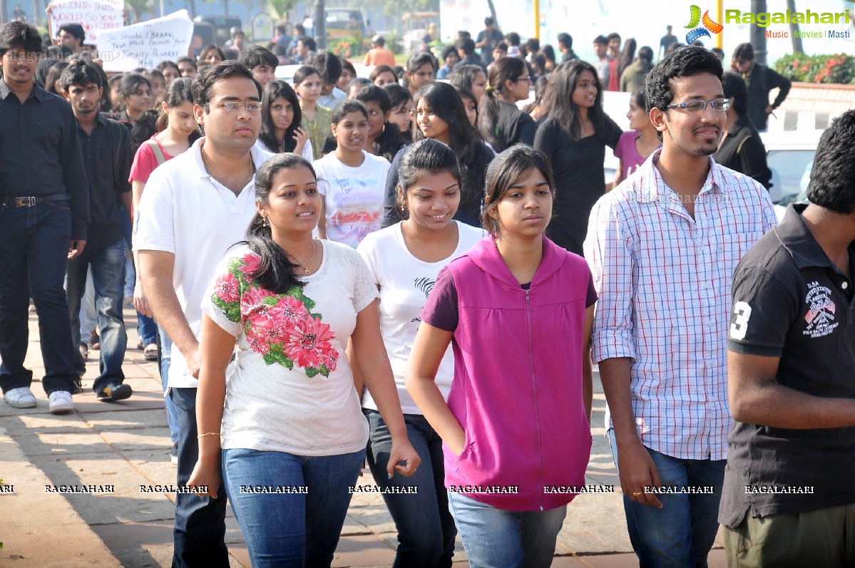 Delhi Gang-Rape: Protest Rally in Hyderabad