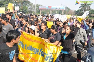 Hyderabad Delhi Gangrape Protest