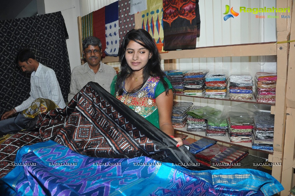 Heroine Tanusha launches Pochampally IKAT Mela 2012, Hyderabad