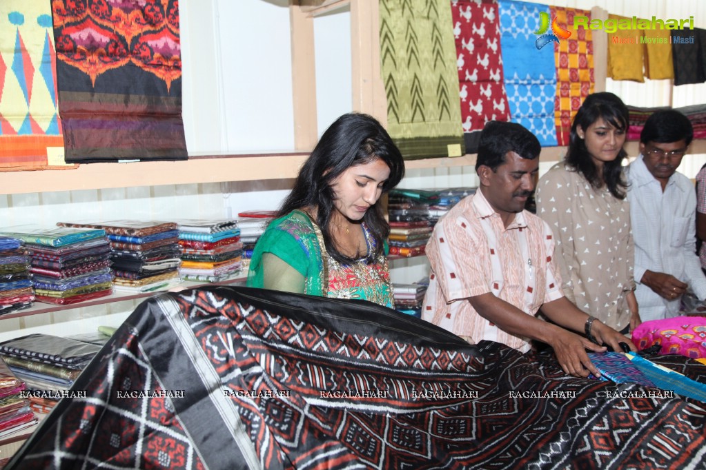 Heroine Tanusha launches Pochampally IKAT Mela 2012, Hyderabad