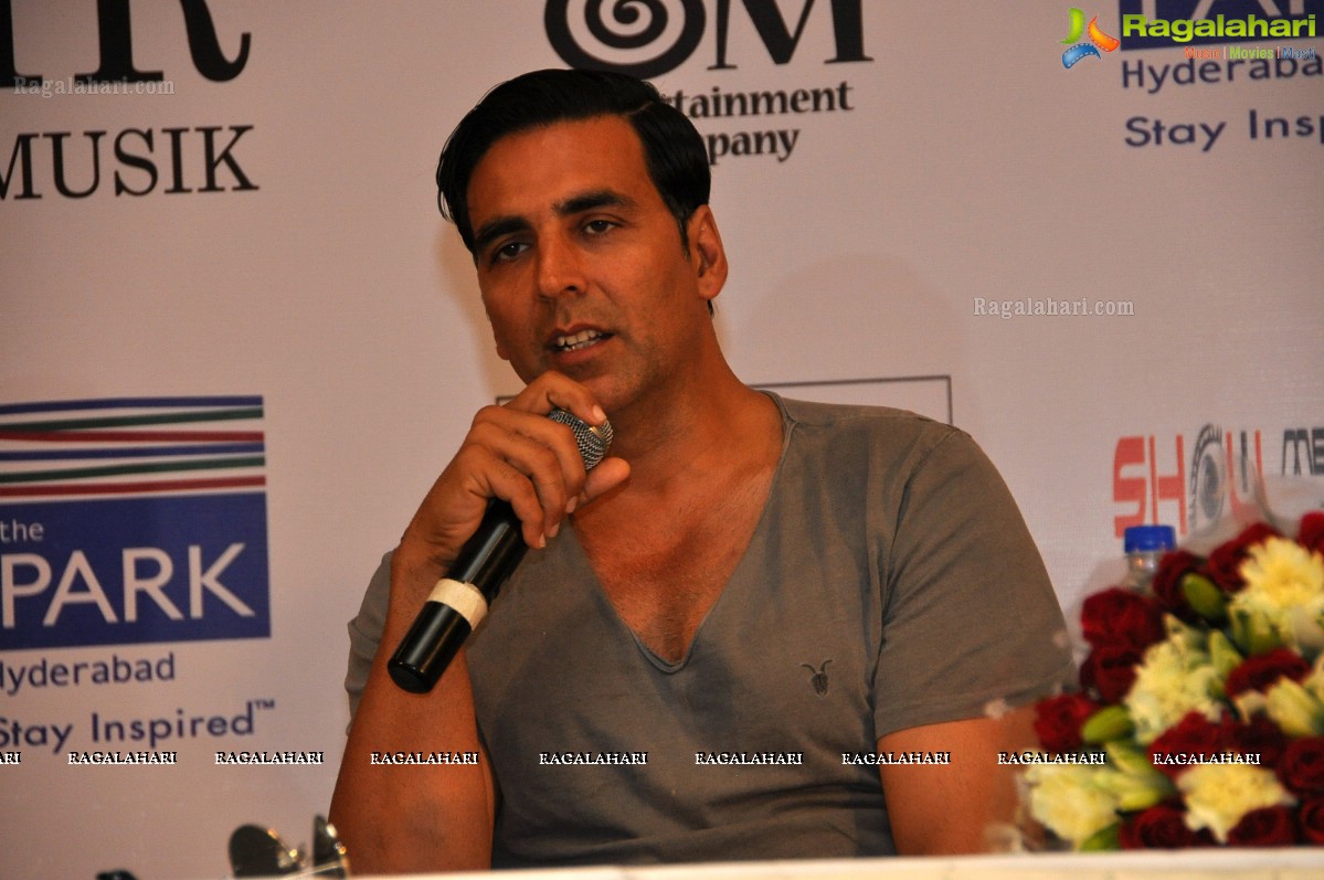 Khiladi 786 Promotions at The Park, Hyderabad