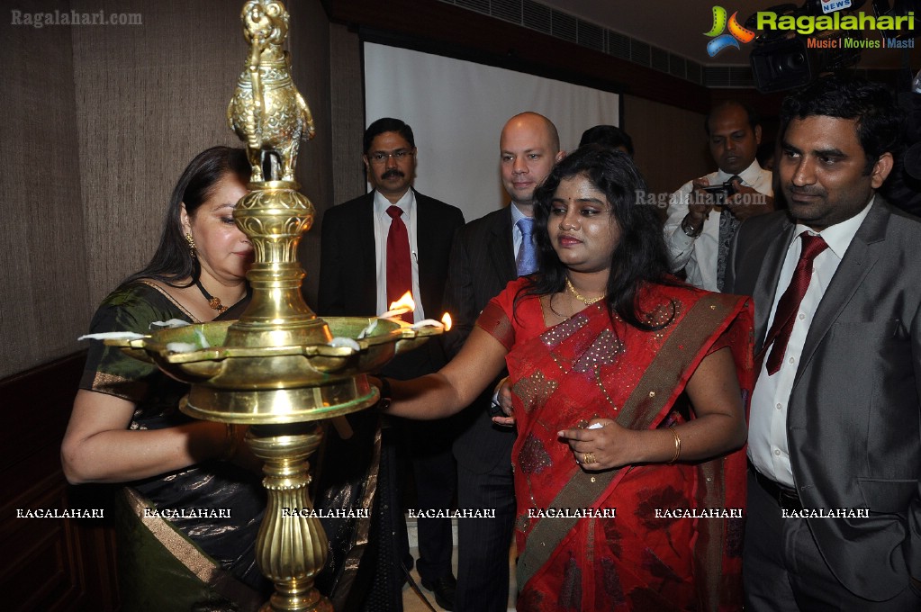 Jayaprada ribbon-cuts Cool Sculpting Machine at Life Slimming and Cosmetic Clinic, Hyd