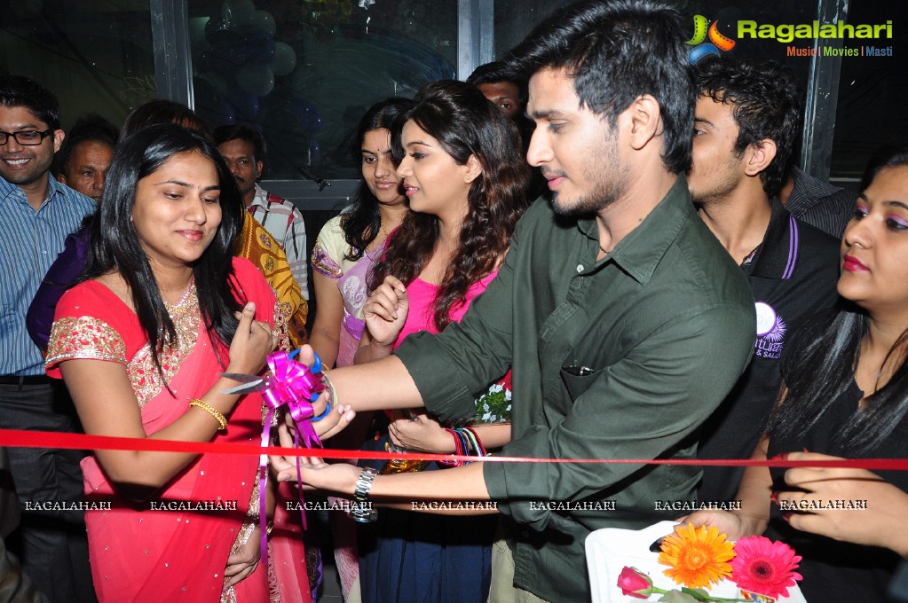 Colors Swathi & Nikhil Siddharth inaugurates Naturals Family Salon & Spa at Secunderabad