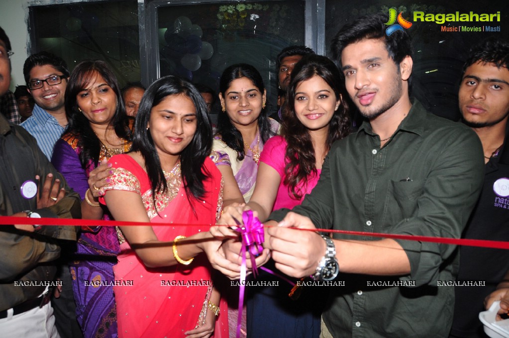 Colors Swathi & Nikhil Siddharth inaugurates Naturals Family Salon & Spa at Secunderabad