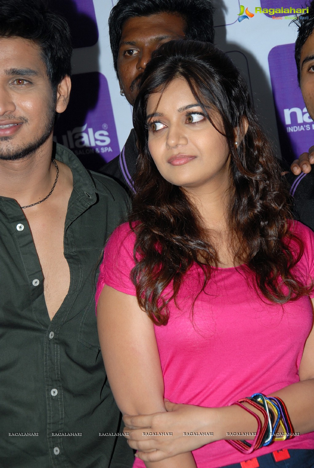 Colors Swathi & Nikhil Siddharth inaugurates Naturals Family Salon & Spa at Secunderabad