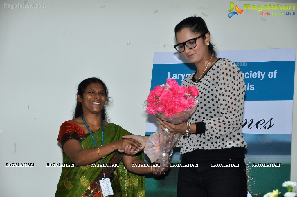 Sania Mirza at Laryngectomees Society 13th Anniversary Celebrations