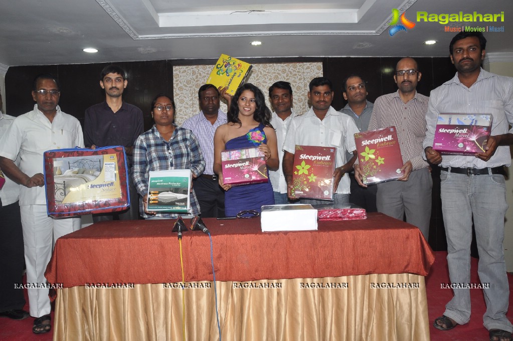 Shravya Reddy lauches Sleepwell New Range of Comfort Accessories