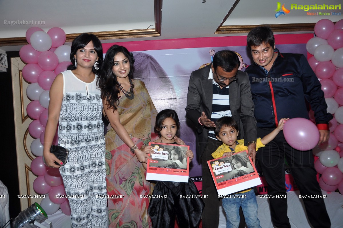 Madhavilatha launches Tender Years - The Kids Calendar 2013