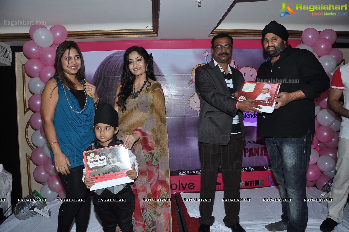 Madhavilatha launches Tender Years - The Kids Calendar 2013