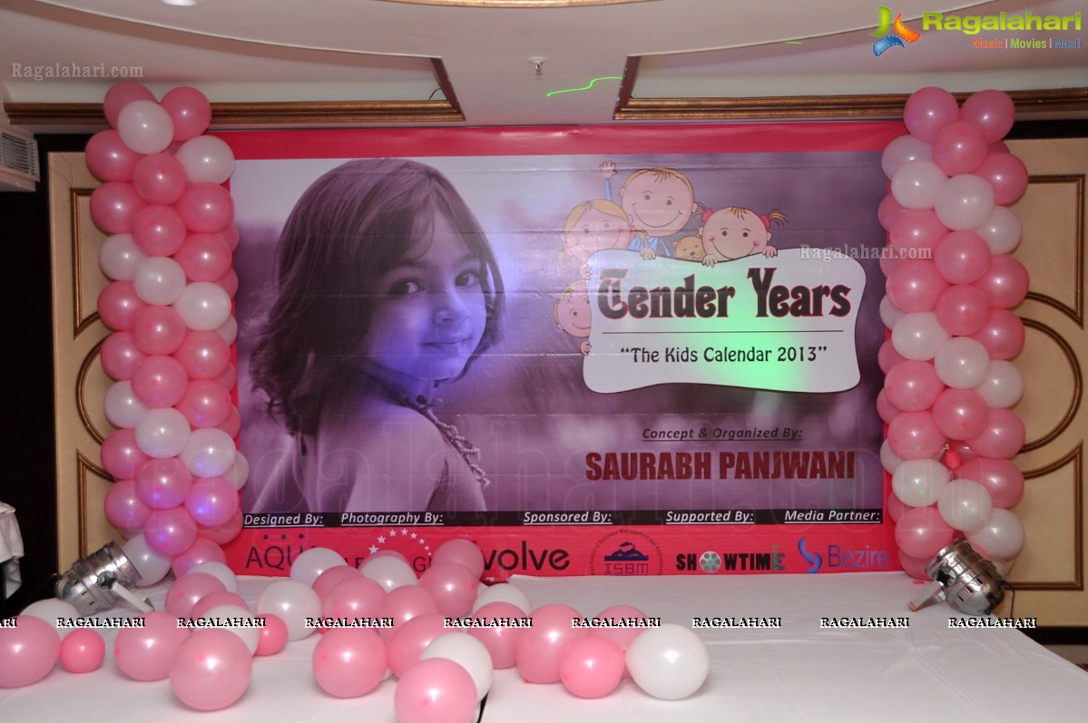 Madhavilatha launches Tender Years - The Kids Calendar 2013