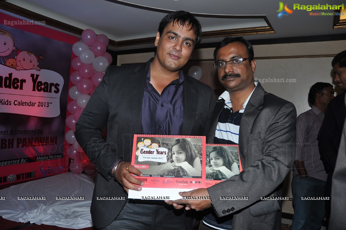 Madhavilatha launches Tender Years - The Kids Calendar 2013