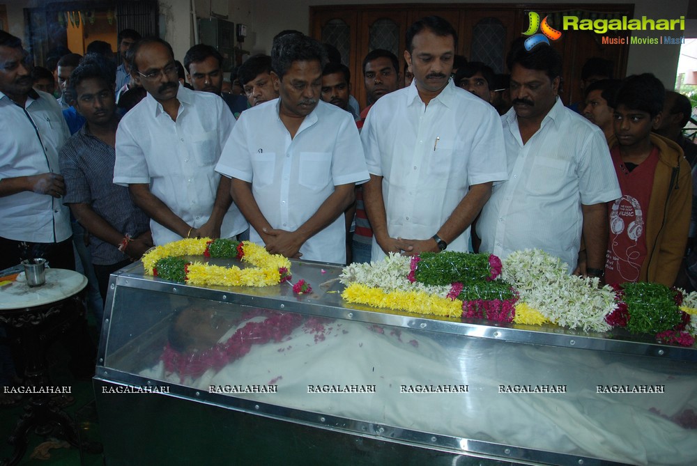 Tollywood pays tributes to Dharmavarapu Subramanyam