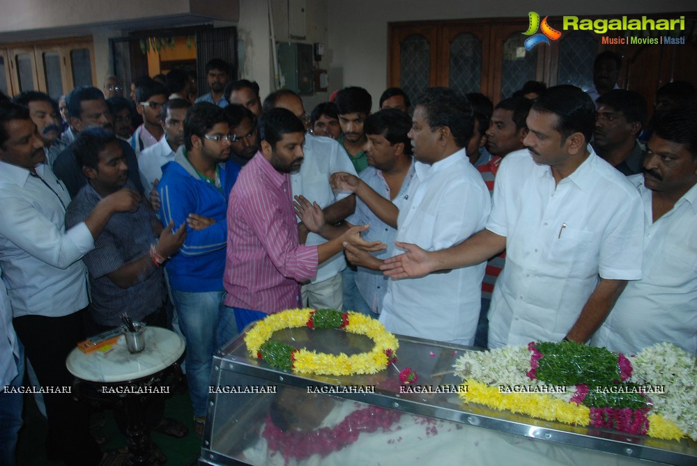 Tollywood pays tributes to Dharmavarapu Subramanyam