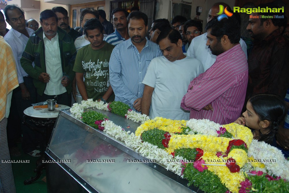 Tollywood pays tributes to Dharmavarapu Subramanyam