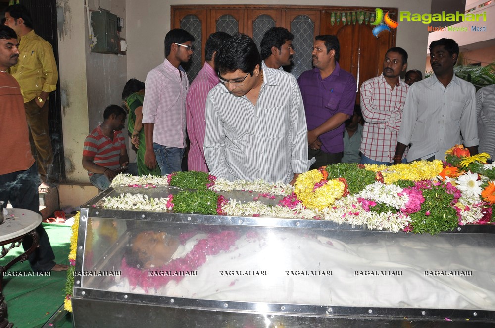 Tollywood pays tributes to Dharmavarapu Subramanyam