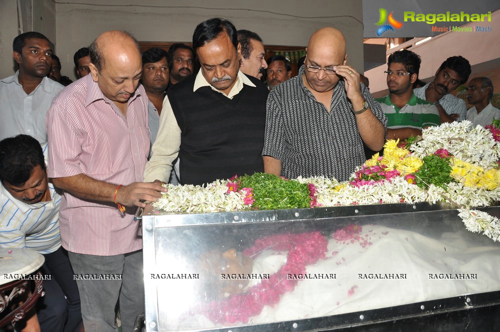 Tollywood pays tributes to Dharmavarapu Subramanyam