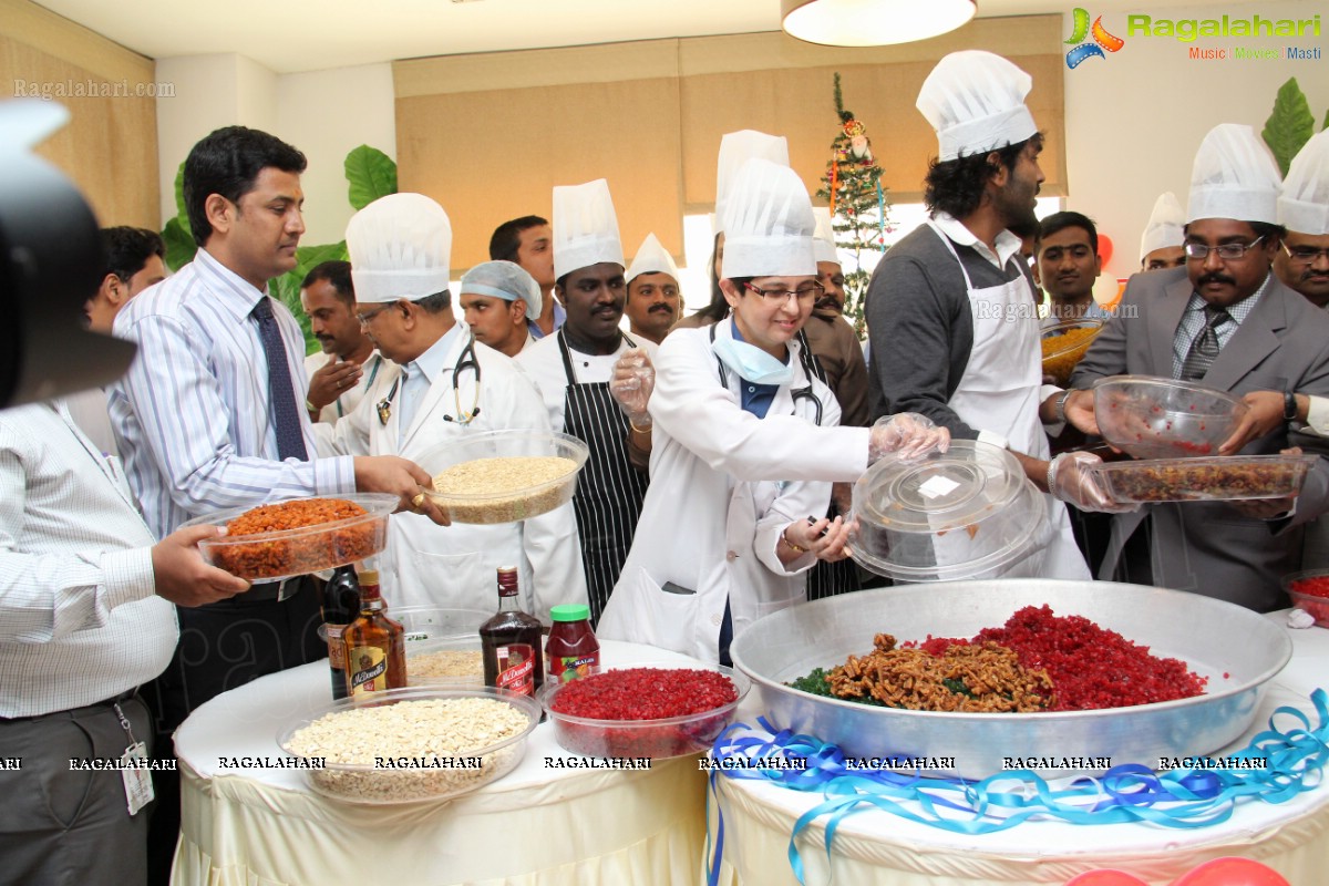 Vishnu Manchu joins in Christmas festivities 2013 at Apollo Hospitals