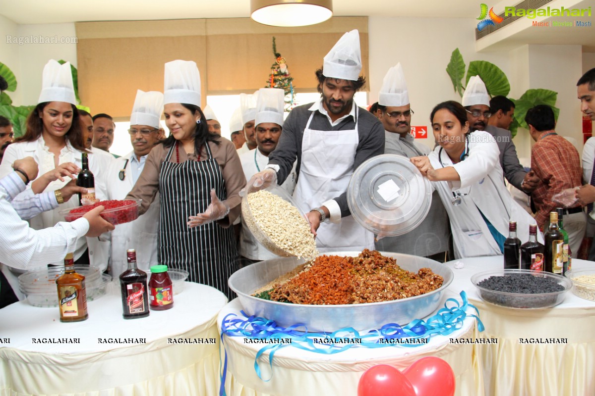 Vishnu Manchu joins in Christmas festivities 2013 at Apollo Hospitals