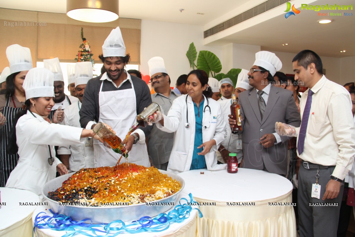 Vishnu Manchu joins in Christmas festivities 2013 at Apollo Hospitals