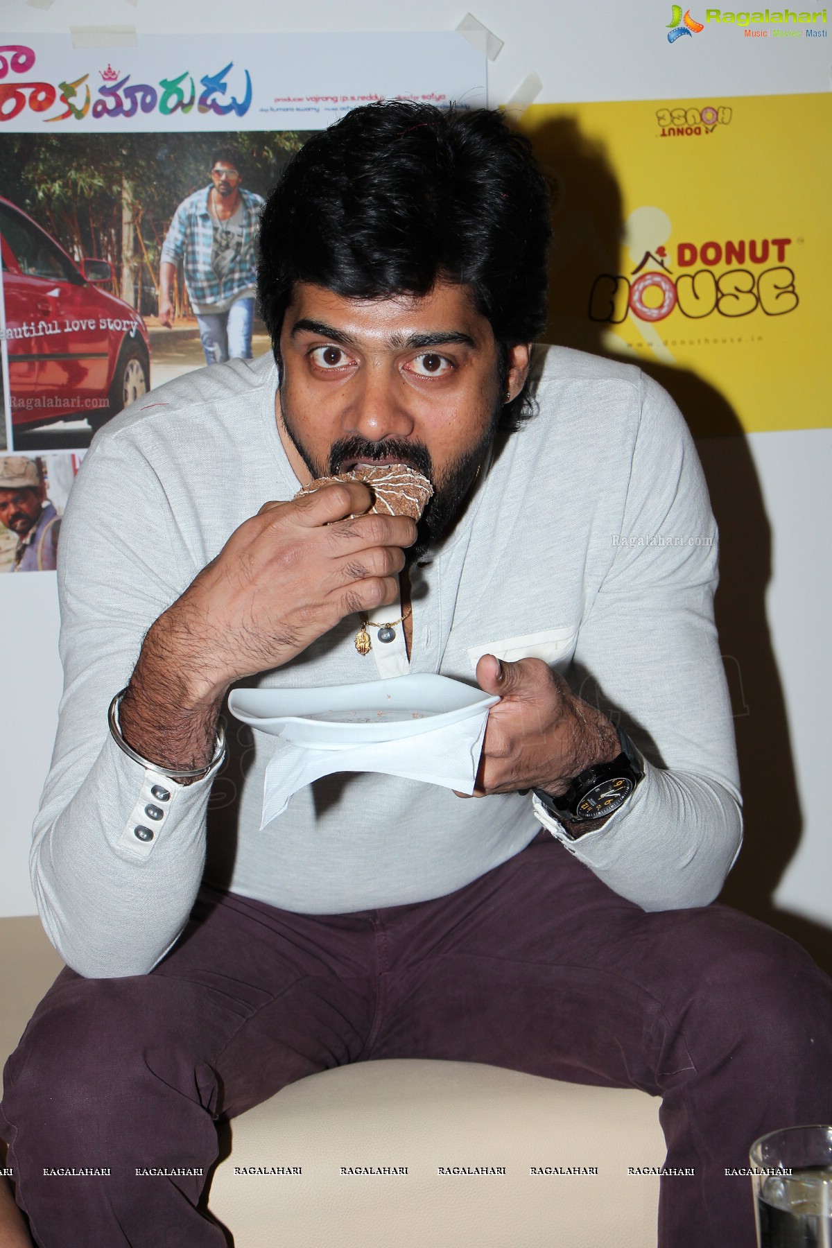 Naveen Chandra and Ritu Varma launches Donut House, Hyderabad