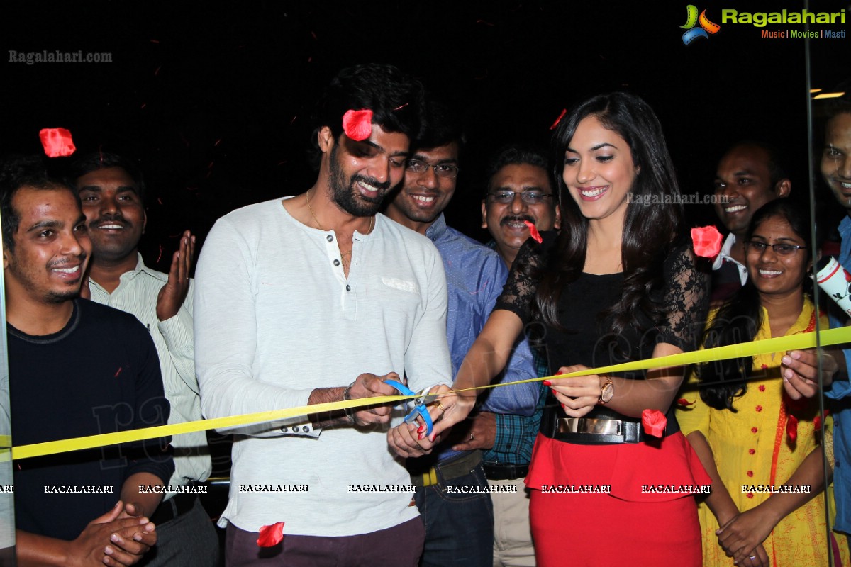 Naveen Chandra and Ritu Varma launches Donut House, Hyderabad