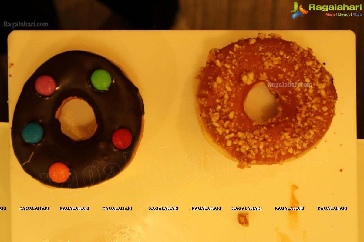 Naveen Chandra and Ritu Varma launches Donut House, Hyderabad