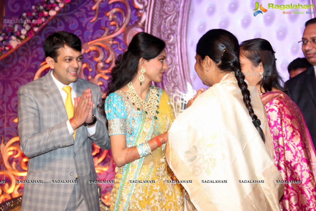 Gaurav Sanghi-Ankita's Wedding Reception at HITEX