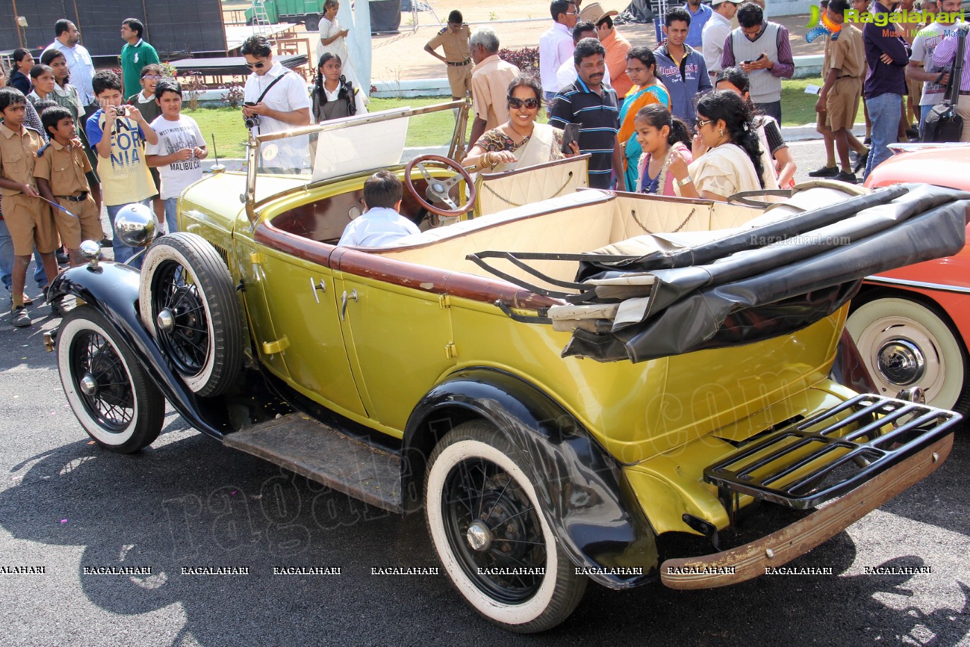 Hyderabad Public School Anniversary Celebrations: Vintage Car Rally & Showcase