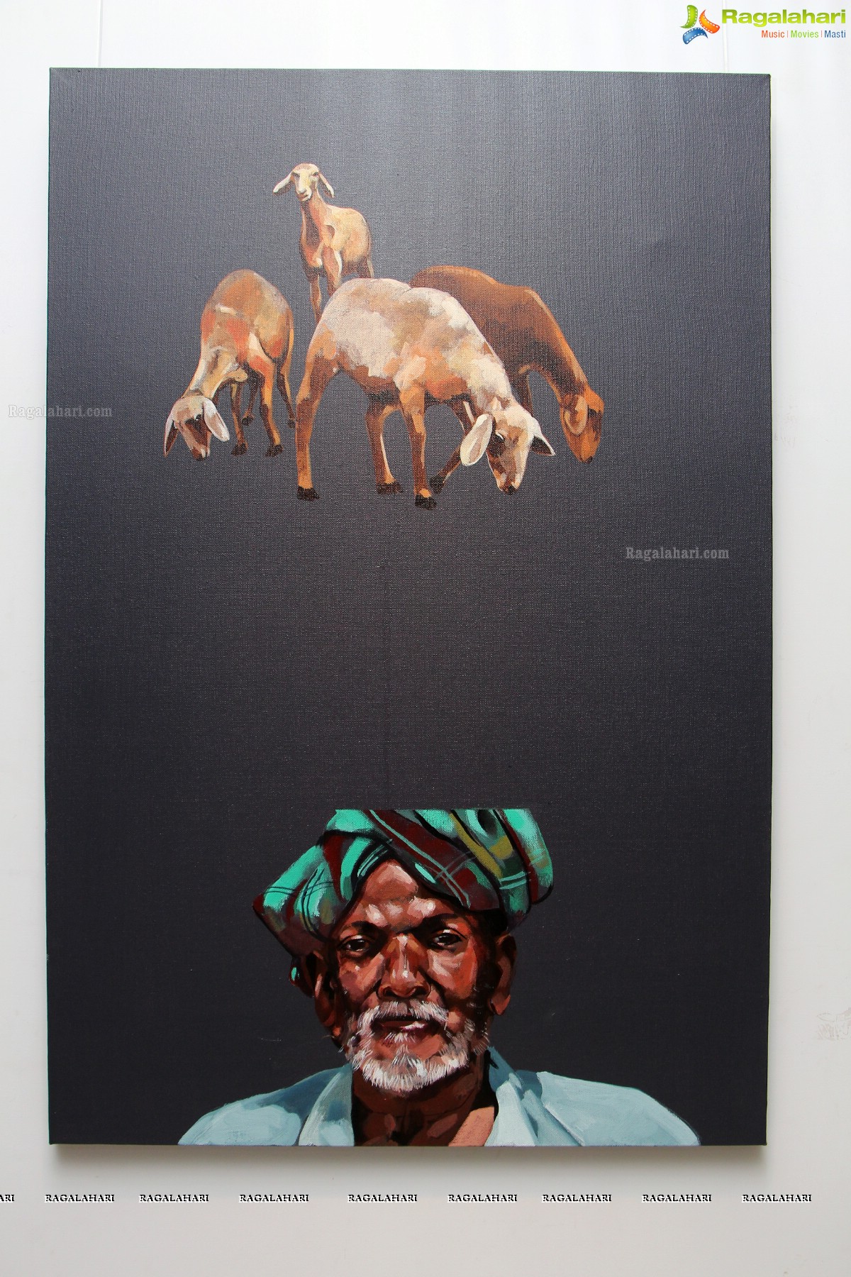 Manuchakravarthi Art Exhibition at Rainbow Art Gallery, Hyderabad