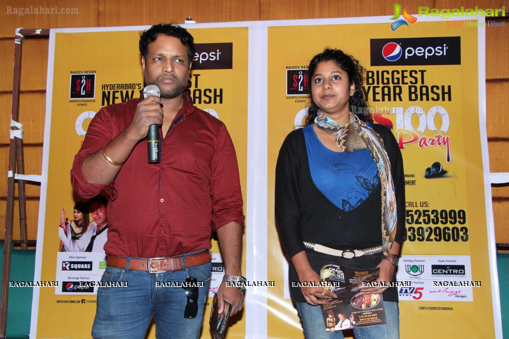 One is 100-New Year Party-2014 Curtain Raiser, Hyderabad