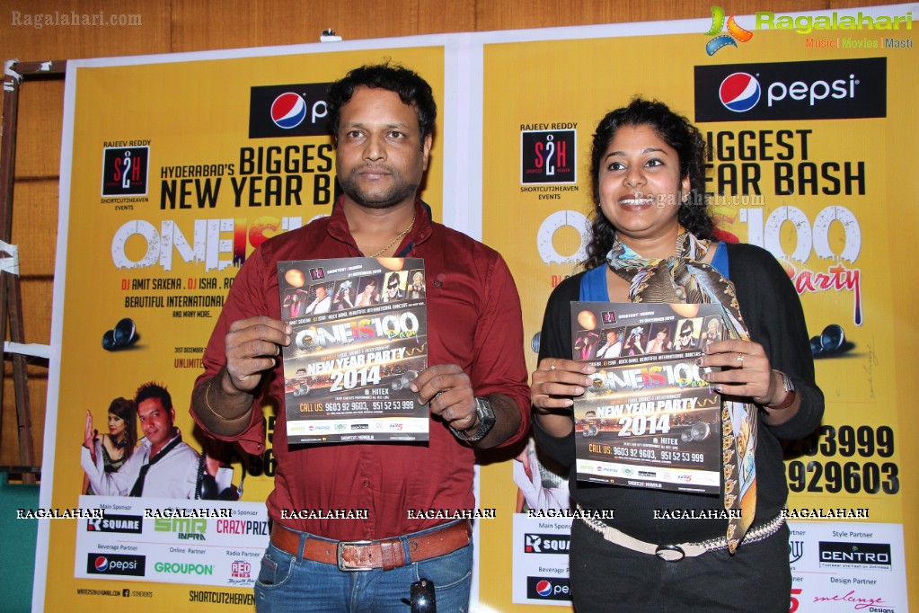 One is 100-New Year Party-2014 Curtain Raiser, Hyderabad