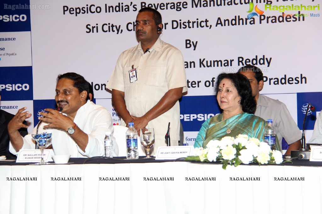 PepsiCo Beverage Plant Announcement in Sri City